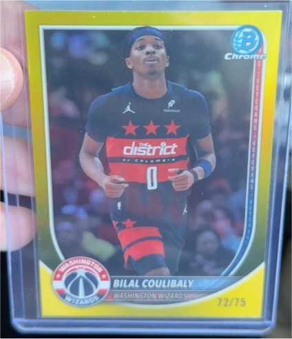 2025 Bowman Chrome #BCV-98 Bilal Coulibaly — front