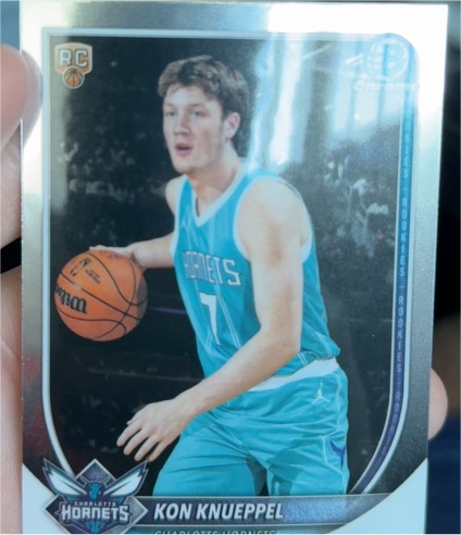 2025-26 Bowman Chrome #BCV-4 Kon Knueppel — front