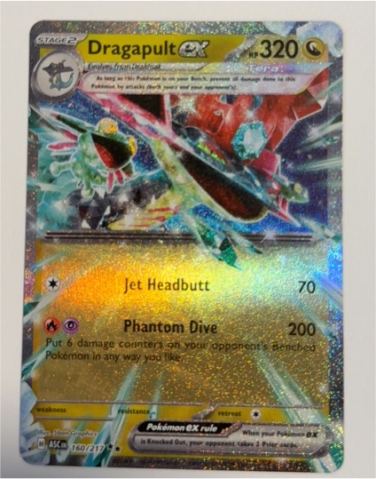 2021 Pokémon #160 Dragapult ex Me: Ascended Heroes — front
