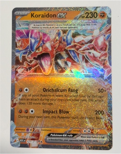 2026 Pokémon Ascended Heroes #121 Koraidon ex — front