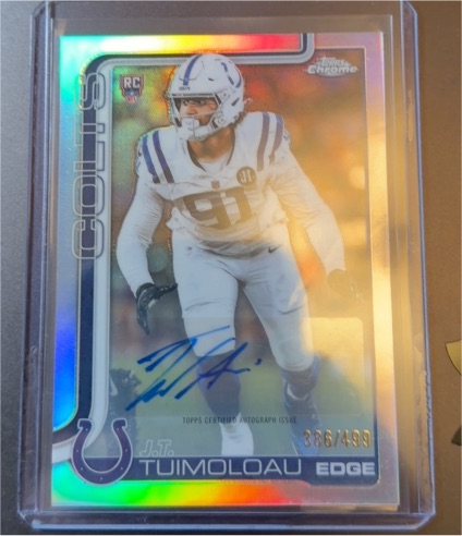 2025 Topps Chrome #RA-JT J.T. Tuimoloau — front