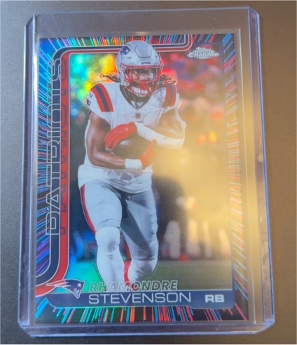 2023 Topps Chrome #210 Rhamondre Stevenson — front