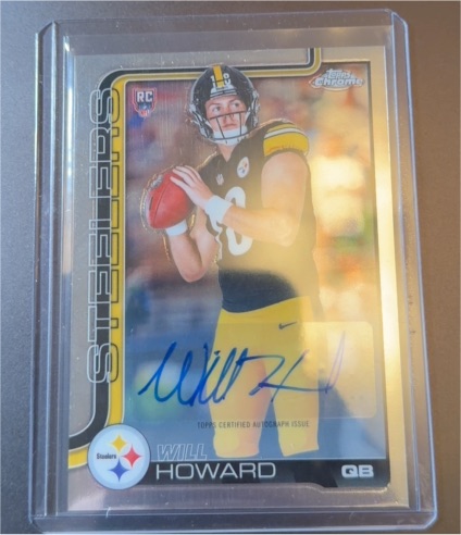 2025 Topps Chrome #321 Will Howard — front