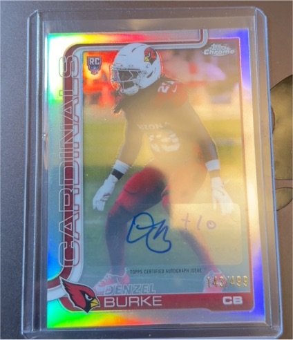 2025 Topps Chrome #368 Denzel Burke — front