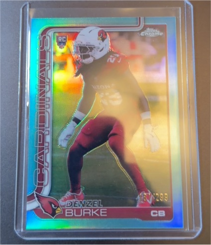 2025 Topps Chrome #368 Denzel Burke — front