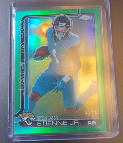 2025 Topps Chrome #139 Travis Etienne Jr. — front
