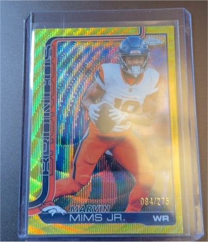 2025 Topps Chrome #87 Marvin Mims Jr. — front