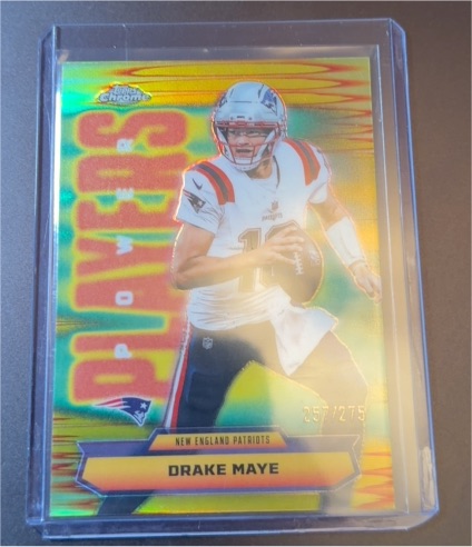 2025 Topps Chrome #PP-10 Drake Maye — front