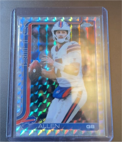 2025 Topps Chrome #34 Josh Allen — front