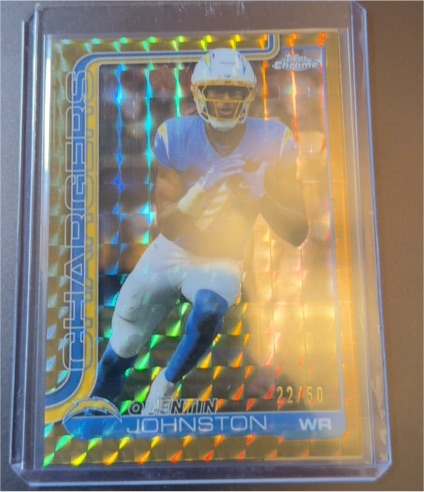 2025 Topps Chrome #159 Quentin Johnston — front