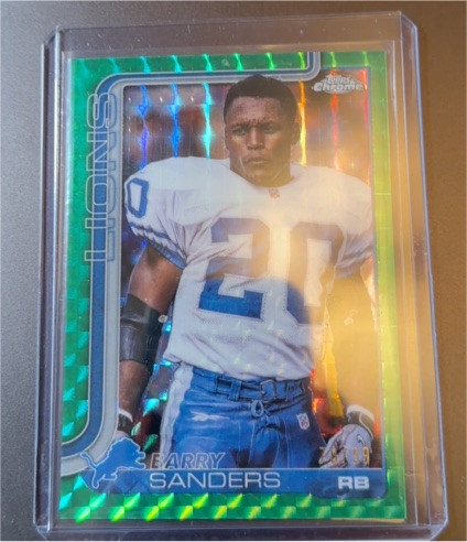 2025 Topps Chrome #404 Barry Sanders — front