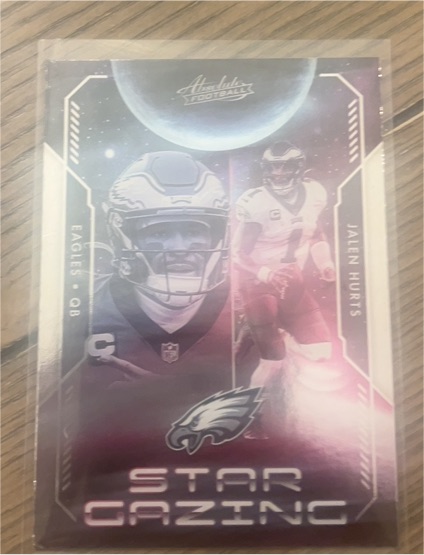 2023 Panini Absolute #SG-1 Jalen Hurts Star Gazing Philadelphia Eagles — front