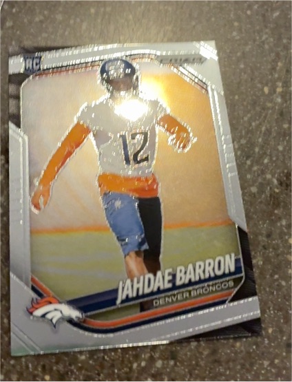 2025 Panini Prizm #350 Jahdae Barron — front