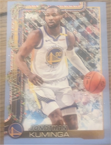 2025-26 Topps Holiday #H109 Jonathan Kuminga — front