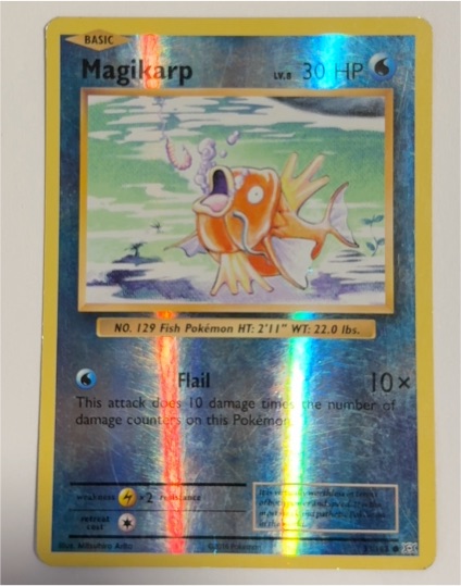 2016 Pokemon XY Evolutions #33 Magikarp Reverse Holo — front