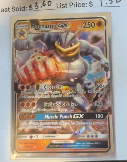 2017 Pokémon Burning Shadows #64 Machamp GX — front