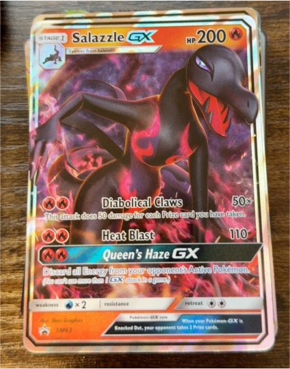 2017 Pokémon TCG SM Promos #SM63 Salazzle GX — front