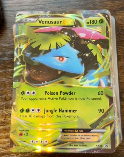 2014 Pokémon XY Black Star Promo #XY28 Venusaur EX — front
