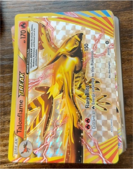 2016 Pokémon XY Steam Siege #21 Talonflame BREAK — front