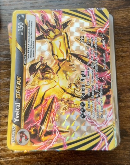 2016 Pokémon TCG XY Steam Siege #66 Yveltal BREAK — front