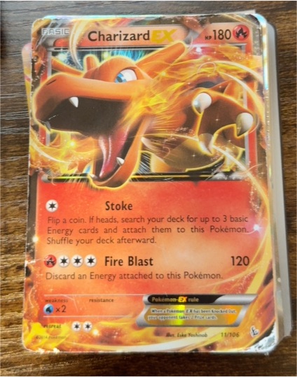 2014 Pokémon Flashfire #11 Charizard EX — front
