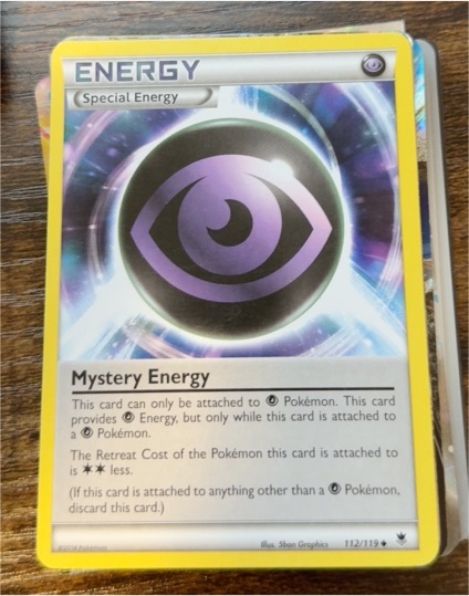 2014 Pokémon TCG Phantom Forces #112 Mystery Energy — front