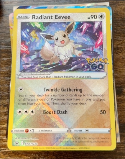 2022 Pokémon TCG #SWSH230 Radiant Eevee — front