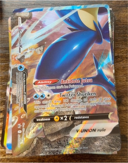 2021 Pokémon SWSH157 Greninja V-Union — front