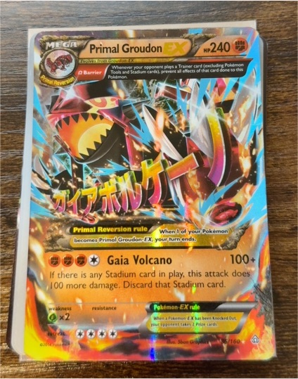 2014 Pokémon XY Primal Clash #86 Primal Groudon EX — front