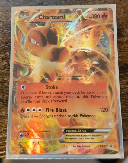 2014 Pokémon XY Black Star Promo #XY29 Charizard EX — front