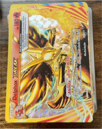 2016 Pokémon Fates Collide #14 Delphox BREAK — front