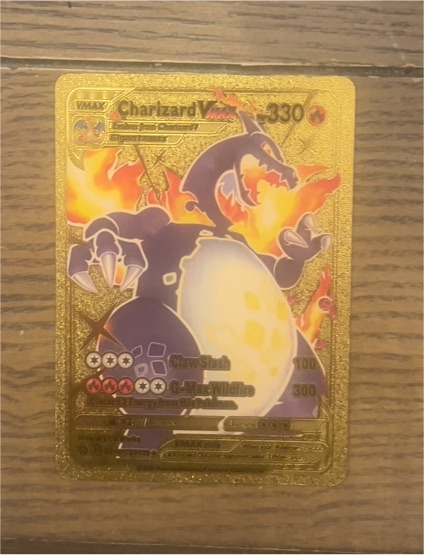2020 Pokémon Charizard VMAX #SV107 — front