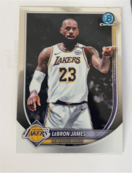 2025-26 Bowman Chrome #BCV-121 LeBron James — front