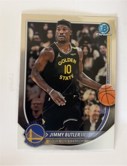 2025-26 Bowman Chrome #BCV-116 Jimmy Butler III — front