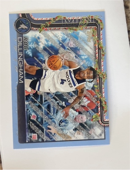 2025-26 Topps Holiday #H89 Rob Dillingham — front