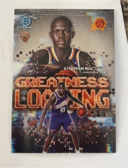 2025-26 Bowman Chrome #GL-10 Khaman Maluach — front