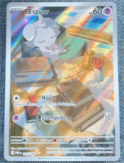 2026 Pokémon Perfect Order #095 Espurr — front