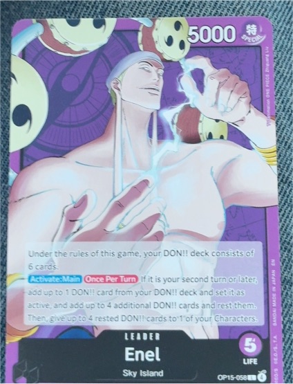 One Piece OP15-058 Enel Leader Adventure On Kami's Island — front