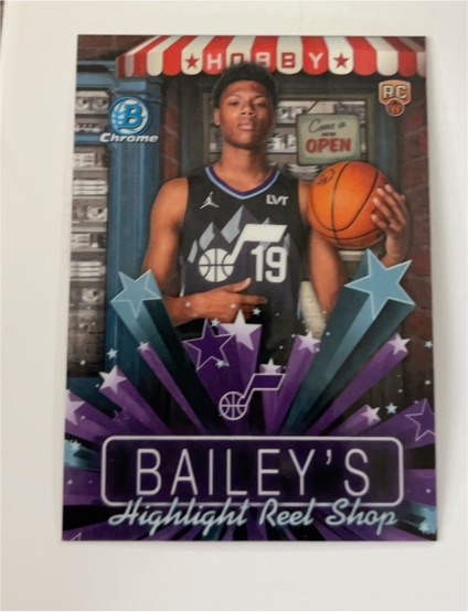 2025-26 Bowman Chrome #HS-9 Ace Bailey — front
