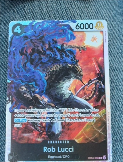One Piece Adventure on Kami's Island EB04-048 Rob Lucci — front