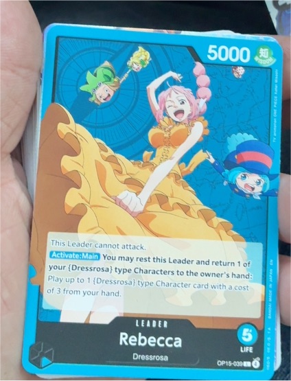 One Piece Card Game OP15-039 Rebecca Leader — front