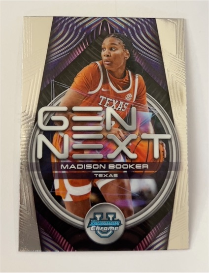 2025-26 Bowman Chrome #GN-20 Madison Booker — front