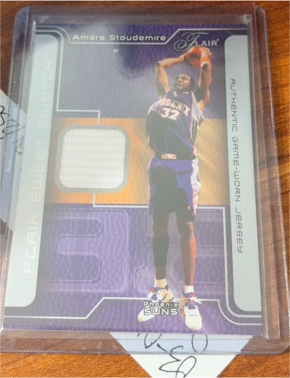2003-04 Fleer Flair Sweet Swatch #SSJ-AS Amare Stoudemire — front