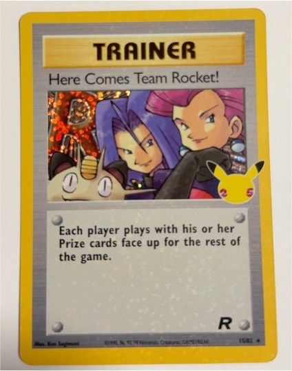 2021 Pokemon Celebrations 25th #15 Here Comes Team Rocket! — front