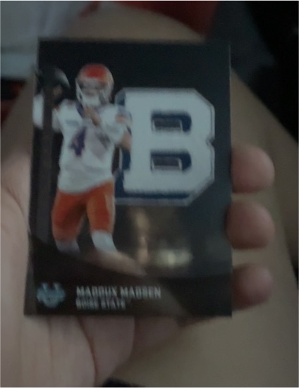 2025 Bowman University Chrome Lettered Up #LU-24 Maddux Madsen — front