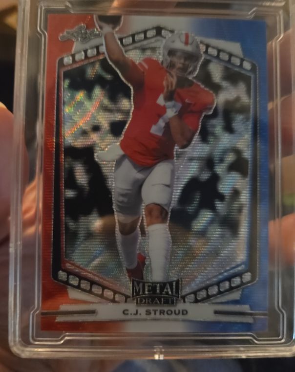 2022 Leaf Metal Draft #P-CJS C.J. Stroud — front