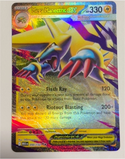 Mega Manectric EX 050/132 — front