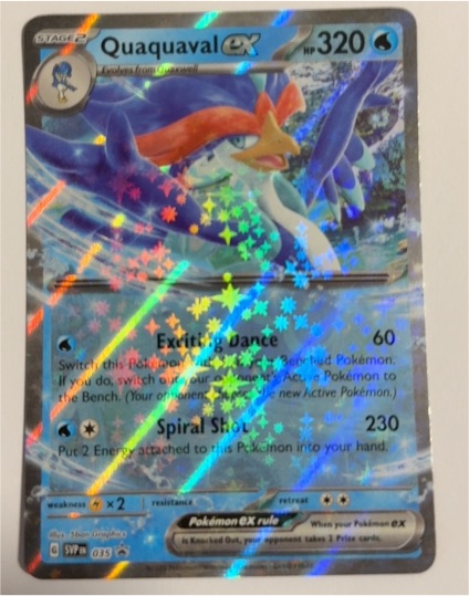 2023 Pokémon #035 Quaquaval ex — front
