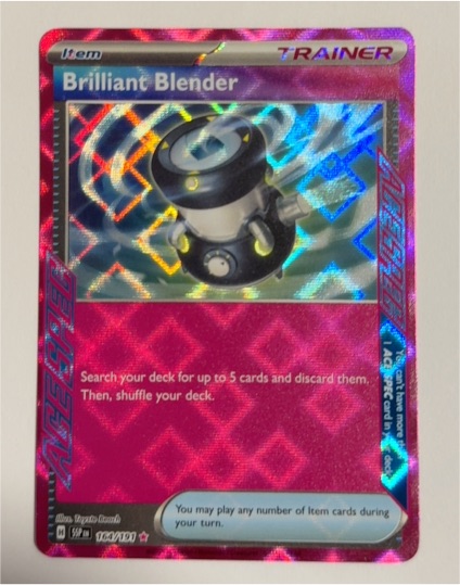2024 Pokémon SV08 Surging Sparks #164 Brilliant Blender — front