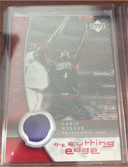 2005-06 Upper Deck Trilogy The Cutting Edge #CE-CW Chris Webber — front